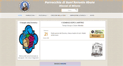 Desktop Screenshot of parrocchiavalmadrera.it