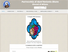 Tablet Screenshot of parrocchiavalmadrera.it